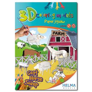 3D omalovánky - Farma