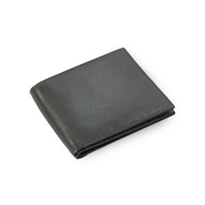 Černá pánska kožená peněženka