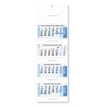 Čtyřměsíční kalendář Kvatro skládaný český 2027 - modrý