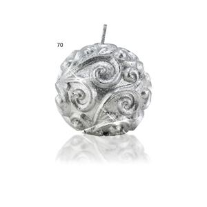 Dekorační svíčky BOUT - stříbrná