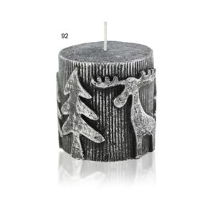 Dekorační svíčky TREE - šedá