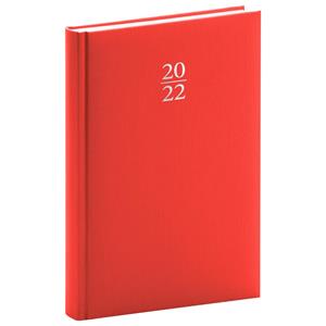Denní diář 2022 A5 Capys - červená