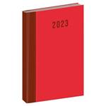Denní diář 2023 A5 Cambio Classic - červená