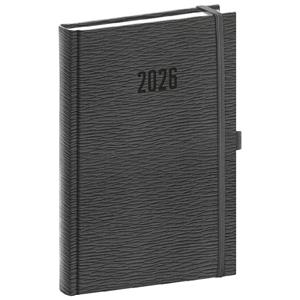 Denní diář 2026 A5 Rivoli - šedá
