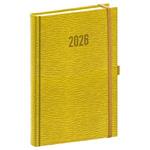 Denní diář 2026 A5 Rivoli - žlutozelená