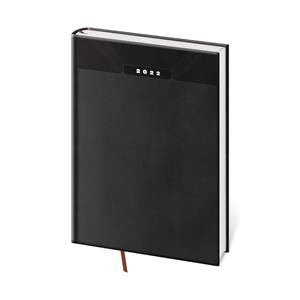 Denní diář A4 2022 Print Classic - černá