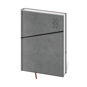 Denní diář A5 2022 Grife šedo/černá