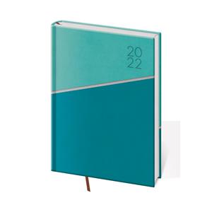 Denní diář A5 2022 Line - zelená