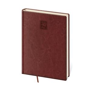 Denní diář A5 2022 Nebrasca - anglická červená