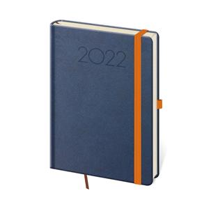 Denní diář A5 2022 New Praga - modrá