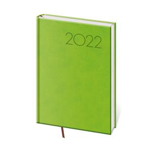 Denní diář A5 2022 Print Pop - světle zelená
