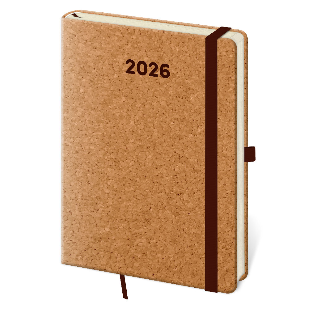 Denní diář A5 2026 Cork