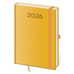 Denní diář A5 2026 Print Pop - žlutá