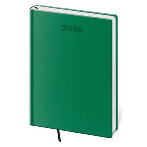 Denní diář A5 2026 Soft - zelená