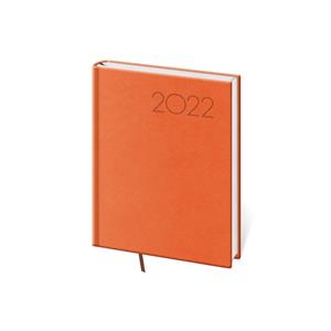 Denní diář B6 2022 Print Pop - oranžová