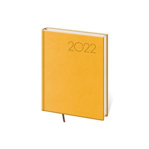 Denní diář B6 2022 Print Pop - žlutá