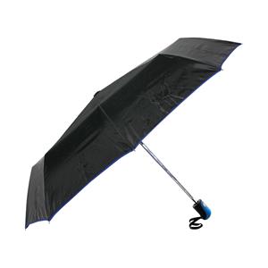 Deštník REINA - černá/modrá