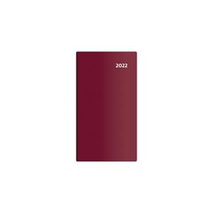 Diář 2022 kapesní dvojtýždňový Torino - bordó