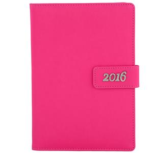 Diář Briliant denní A5 2016 slovenský - růžová