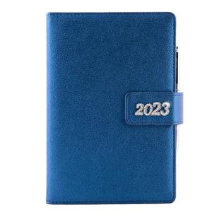 Diář BRILIANT denní B6 2023 polský - modrá
