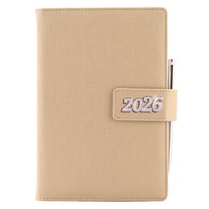 Diář BRILIANT týdenní A5 2026 polský - zlatá