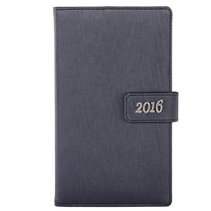 Diář Briliant týdenní kapesní 2016 český - černá