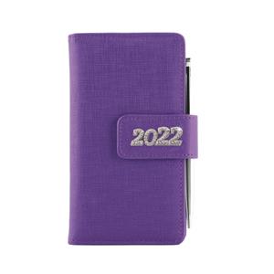 Diář BRILIANT týdenní kapesní 2022 polský - fialová