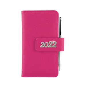 Diář BRILIANT týdenní kapesní 2022 polský - růžová