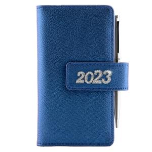 Diář BRILIANT týdenní kapesní 2023 polský - modrá