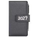 Diář BRILIANT týdenní kapesní 2027 český - černá