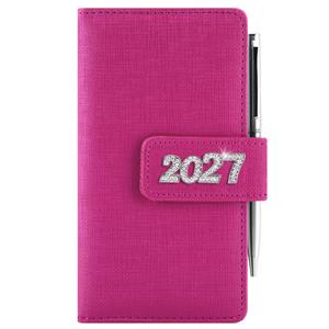 Diář BRILIANT týdenní kapesní 2027 český - růžová