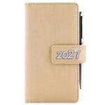 Diář BRILIANT týdenní kapesní 2027 český - zlatá