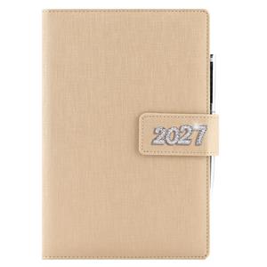 Diář BRILIANT týdenní speciál A5 2027 - zlatá
