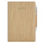 Diář CORA týdenní A5 2027 český - béžová