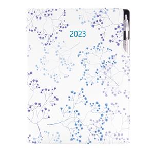 Diář DESIGN denní A4 2023 - Gypsophila