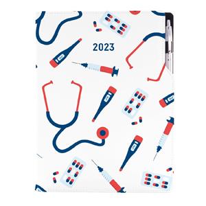 Diář DESIGN denní A4 2023 polský - Doktor