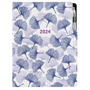 Diář DESIGN denní A4 2024 - Ginkgo