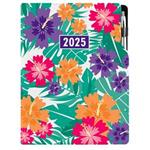 Diář DESIGN denní A4 2025 - Tropic