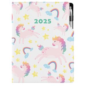 Diář DESIGN denní A4 2025 - Unicorn