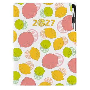 Diář DESIGN denní A4 2027 - Citron