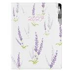 Diář DESIGN denní A4 2027 - Levandule