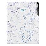 Diář DESIGN denní A4 2027 - Luční kvítí