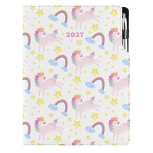 Diář DESIGN denní A4 2027 - Unicorn