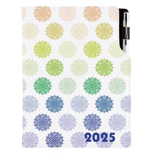 Diář DESIGN denní A5 2025 český - Mandala barevný