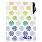 Diář DESIGN denní A5 2026 český - Mandala barevná