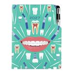 Diář DESIGN denní A5 2027 český - mátová - Zubař