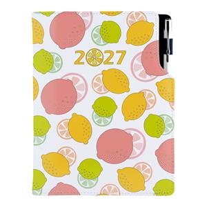Diář DESIGN denní A5 2027 slovenský - Citron
