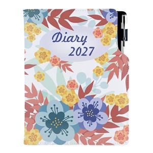 Diář DESIGN denní A5 2027 slovenský - Podzimní květiny