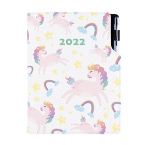 Diář DESIGN denní B6 2022 - Unicorn