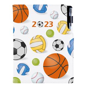 Diář DESIGN denní B6 2023 - Sport